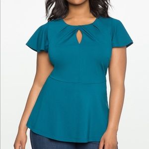 Eloquii Keyhole Top